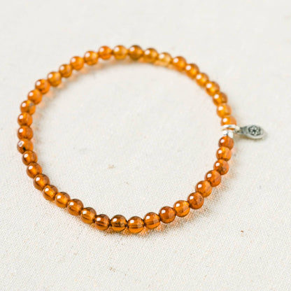 Hessonite Energy Bracelet