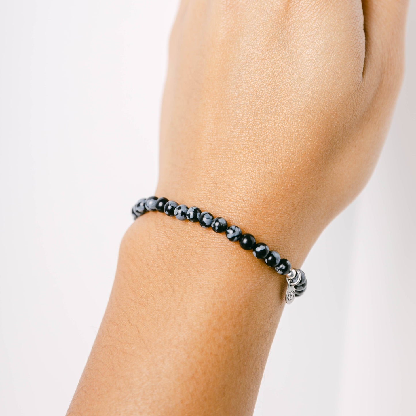 Snowflake Obsidian Energy Bracelet