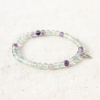 Rainbow Fluorite Energy Bracelet