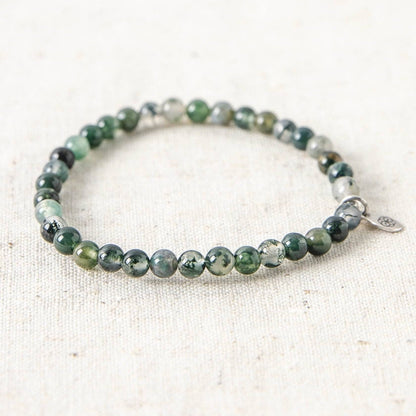 Moss Agate Energy Bracelet