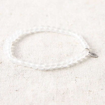 Snow Quartz Energy Bracelet