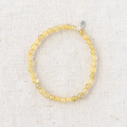 Yellow Rutilated Quartz Energy Bracelet