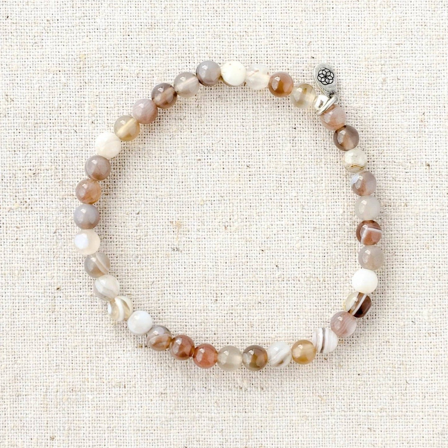 Botswana Agate Energy Bracelet