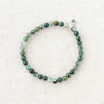 Moss Agate Energy Bracelet