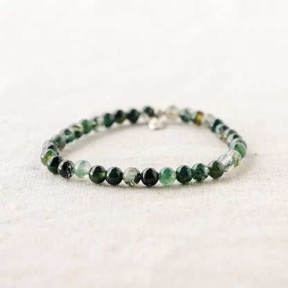 Moss Agate Energy Bracelet