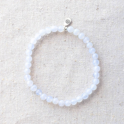 Blue Chalcedony Energy Bracelet