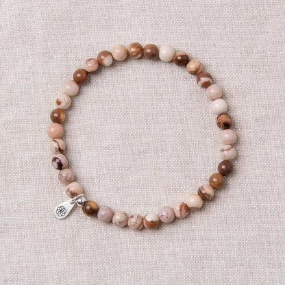 Natural Australian Zebra Jasper Energy Bracelet