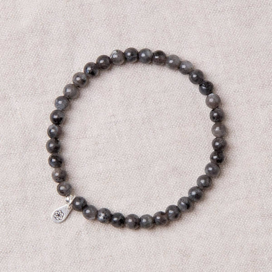 Larvikite Black Labradorite Energy Bracelet