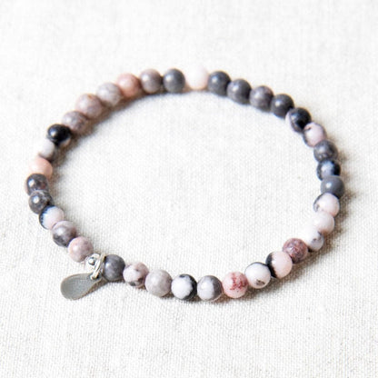 Pink Zebra Jasper Energy Bracelet