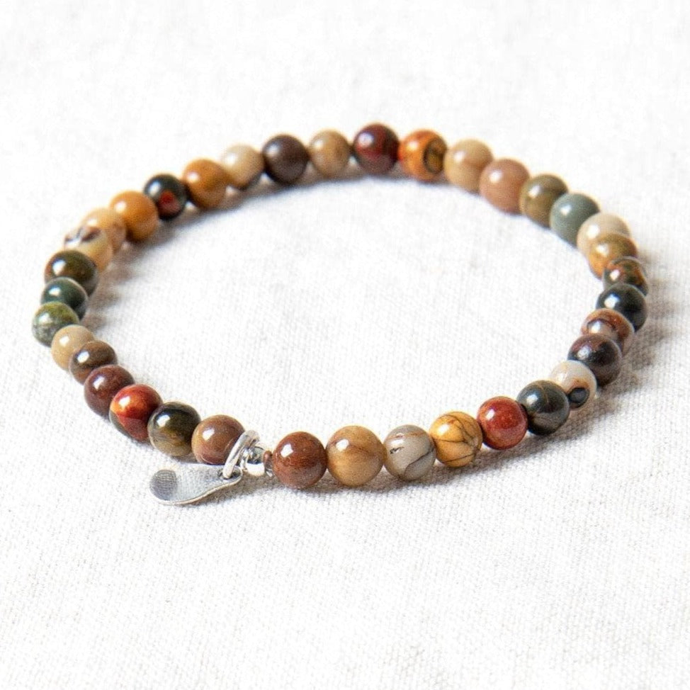 Natural Picasso Jasper Energy Bracelet