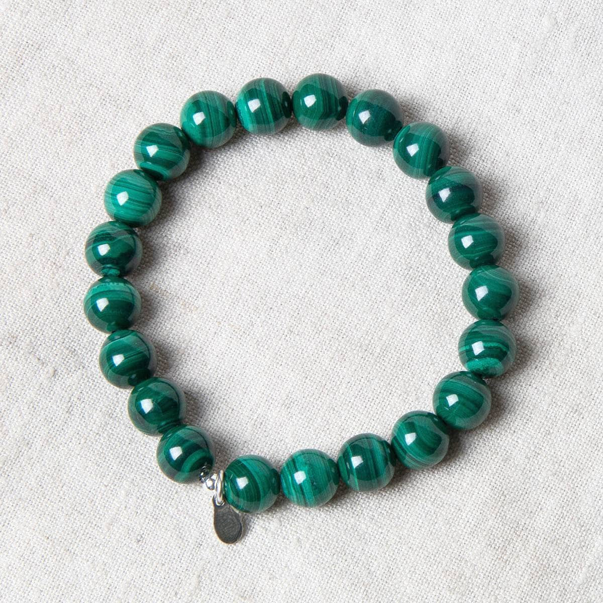 Genuine Real Malachite Energy Bracelet 8mm