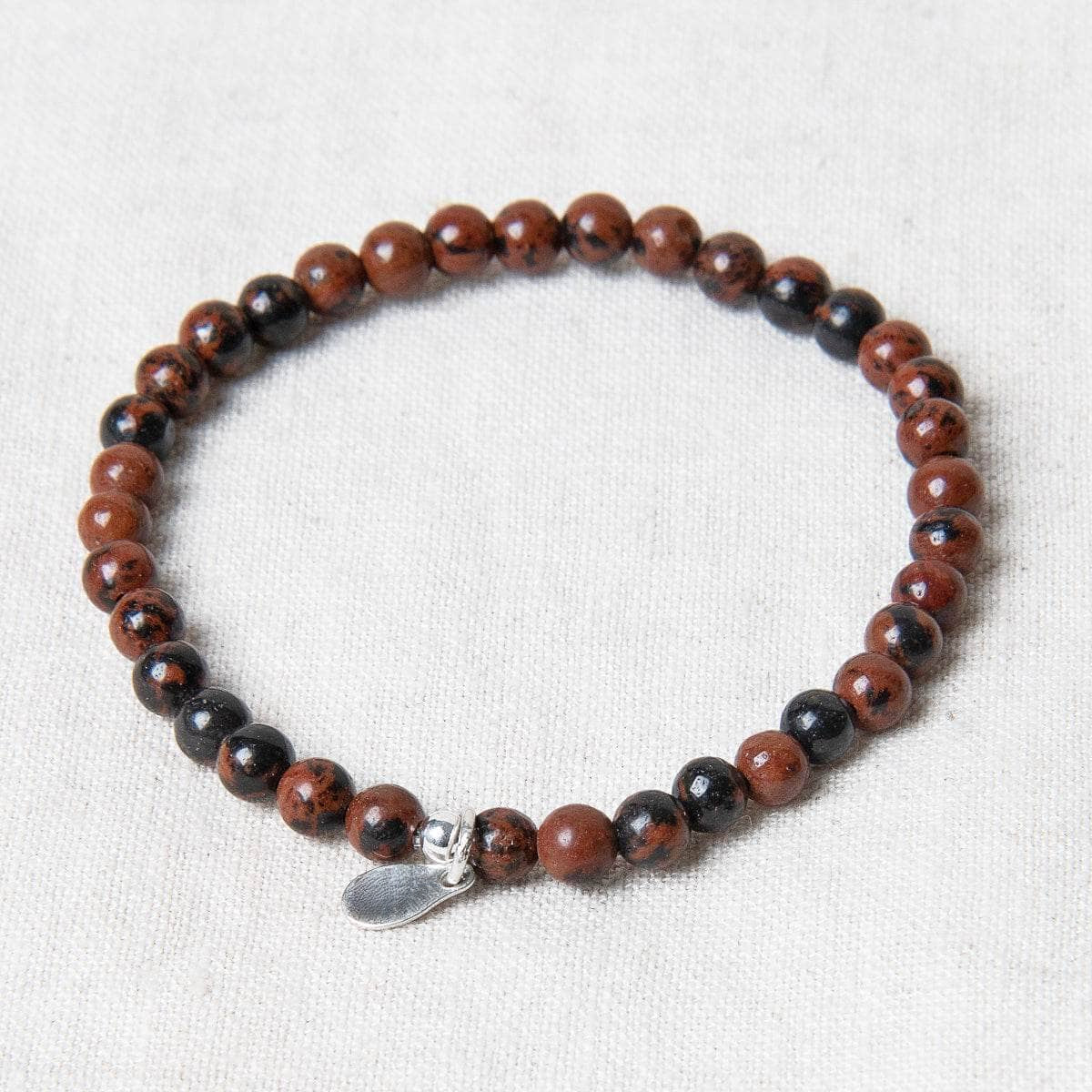 Mahogany Obsidian Energy Bracelet