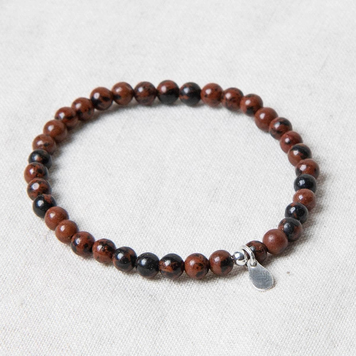 Mahogany Obsidian Energy Bracelet