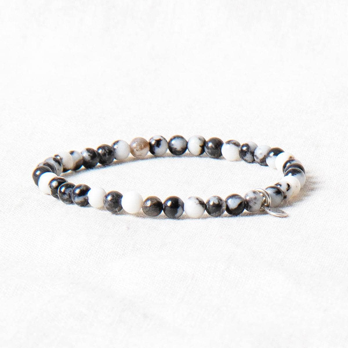 Black/White Zebra Jasper Energy Bracelet